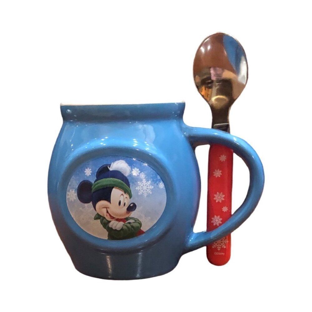 Mickey Mouse Character Mug with Spoon